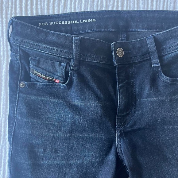$250 DIESEL 1969 d-ebbey 0bmbu denim bootcut jeans - Picture 6 of 7